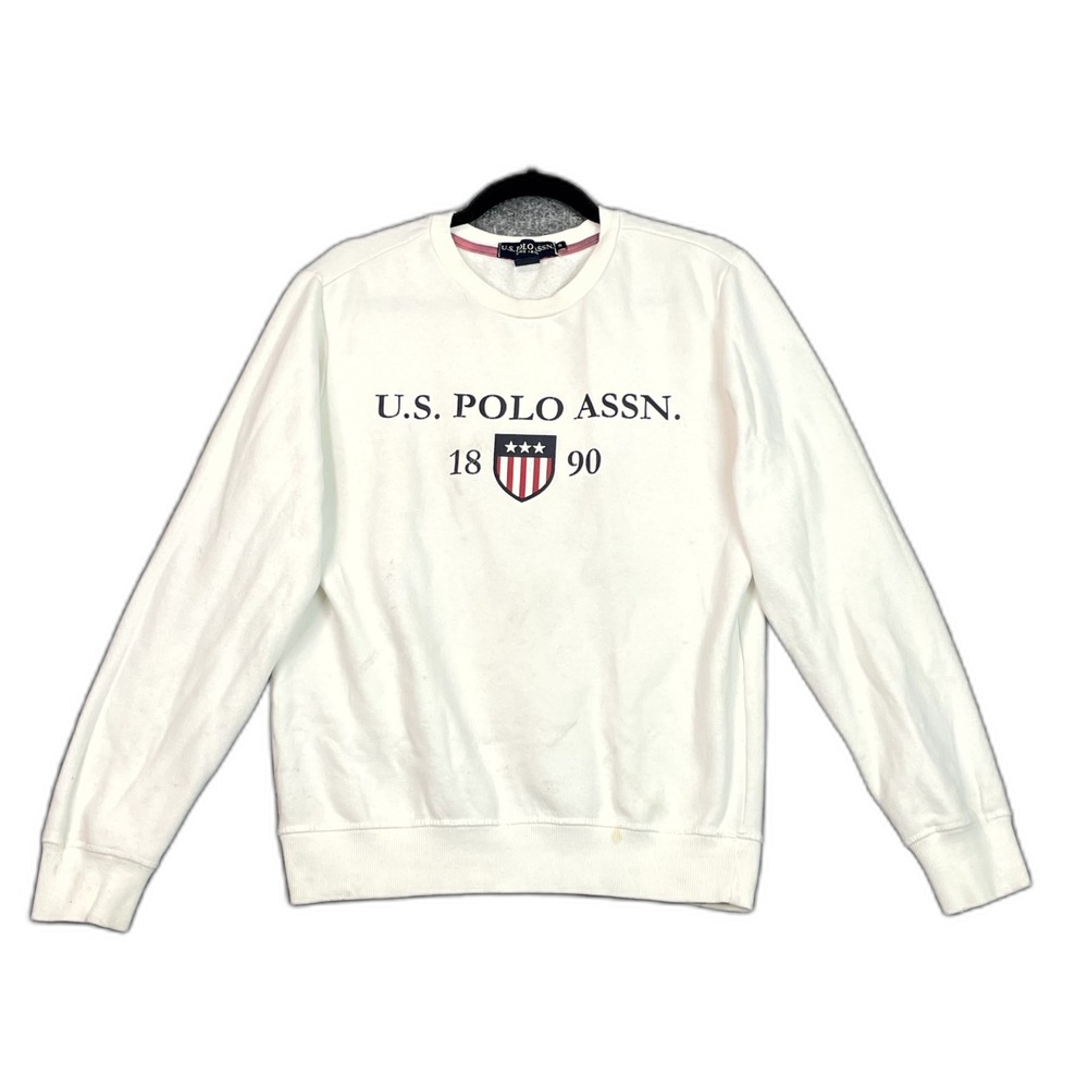 U.S. Polo Assn. Sweatshirt Men S Crew Neck Long Sleeve Pullover Gorpcore Outdoor